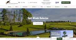 Desktop Screenshot of golfmladaboleslav.cz